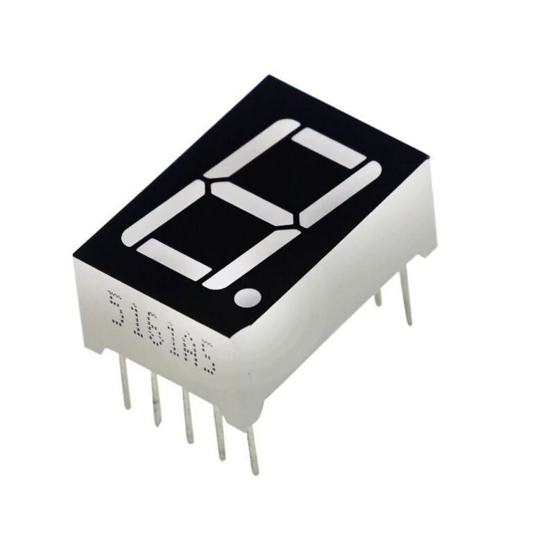 Seven segment display, off