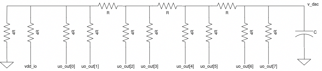 See source repo for resistor ladder diagram