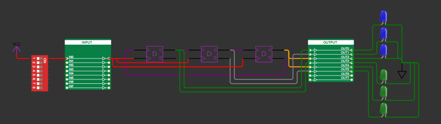 Wokwi schematic of the project