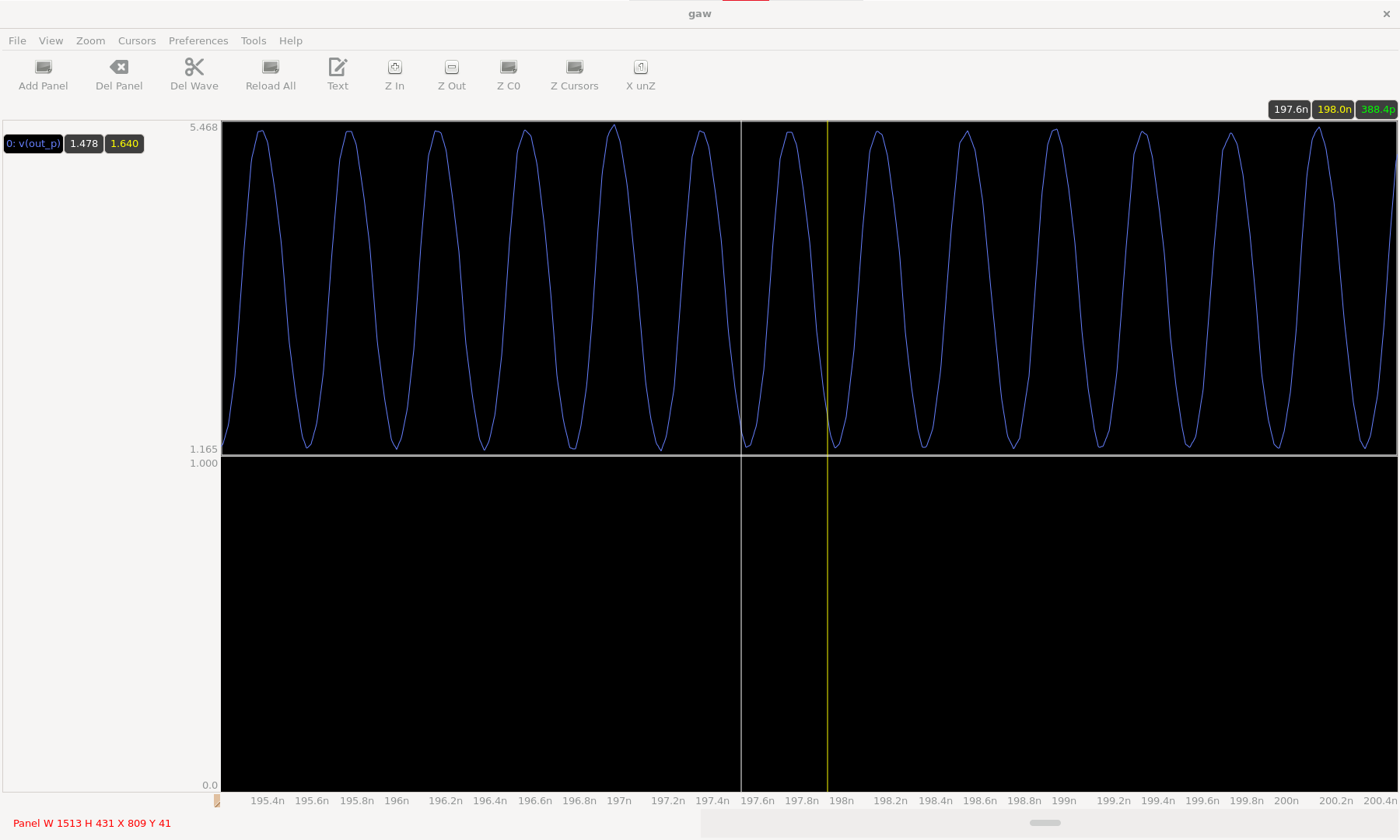 oscillator wave