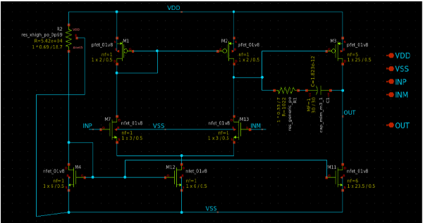 Opamp Schematic