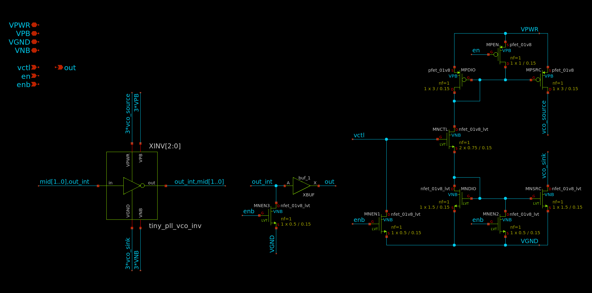 VCO schematic