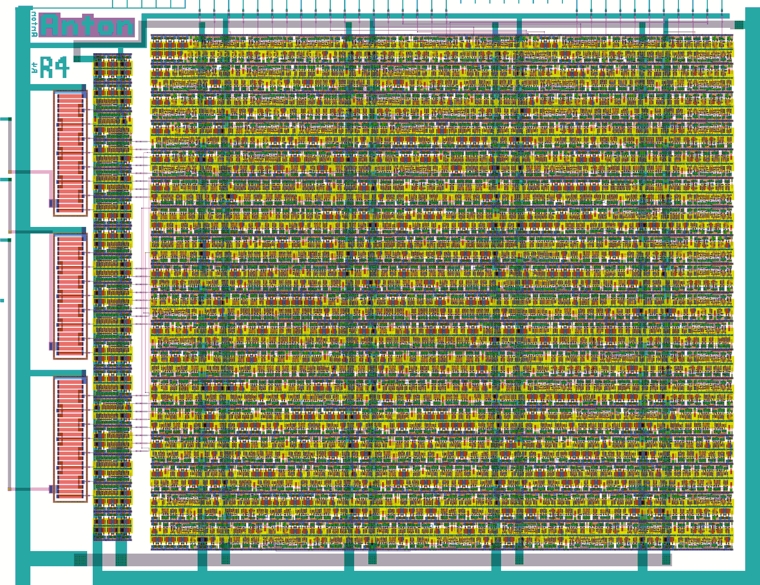 GDS render of ttihp0p3-antonalog showing analog and digital parts