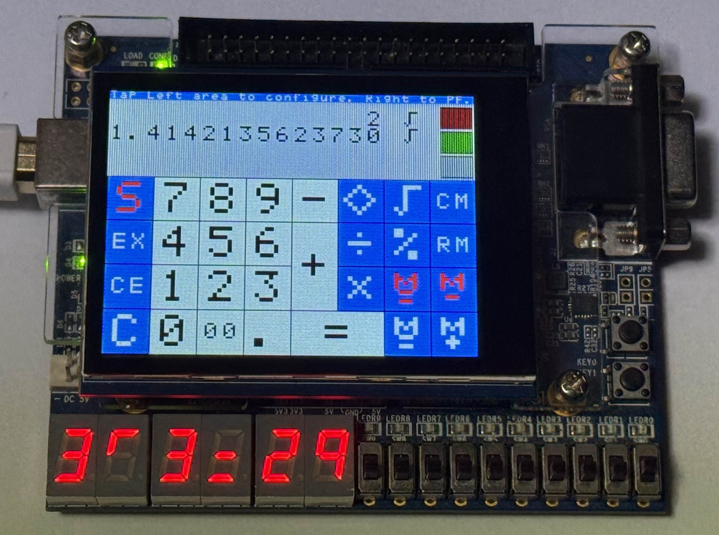 Busicom Caculator 141-PF in FPGA